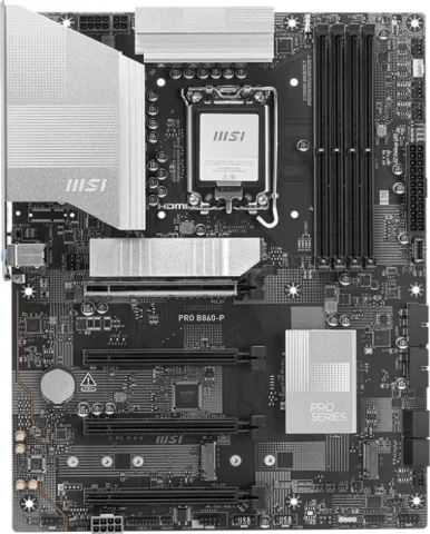 Photo de Carte Mère MSI Pro B860-P (Intel LGA 1851)