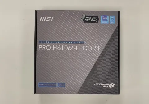 Photo de Carte Mère MSI Pro H610M-E DDR4 (Intel LGA 1700) Micro ATX - SN 601-7D48-140B2310016351 - ID 204929