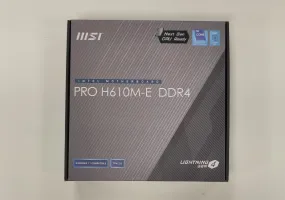 Photo de Carte Mère MSI Pro H610M-E DDR4 (Intel LGA 1700) Micro ATX - SN 601-7D48-140B2310016351 - ID 204929