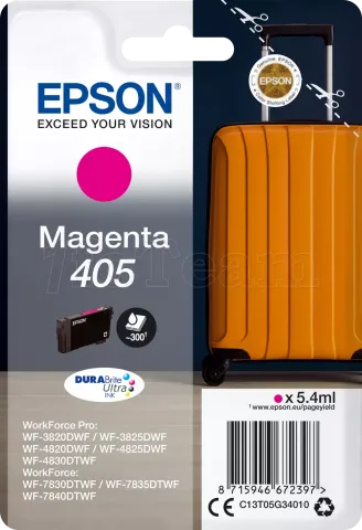 Photo de Cartouche d'encre Epson DuraBrite Ultra Valise 405 (Magenta)