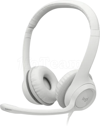 Photo de Casque filaire Logitech H390 (Blanc)