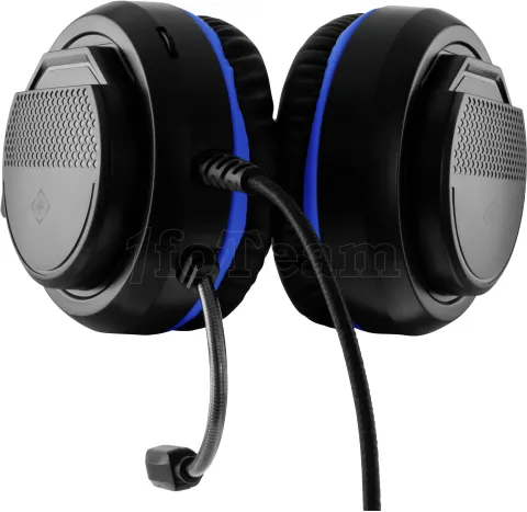 Photo de Casque Gamer filaire Deltaco GAM-127 (Noir/Bleu)