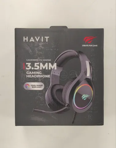 Photo de Casque Gamer filaire Havit H2232d RGB (Noir) - ID 208867