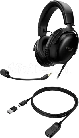 Photo de Casque Gamer filaire HyperX Cloud III (Noir)