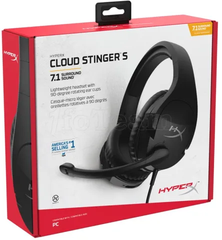 Photo de Casque Gamer filaire HyperX Cloud Stinger S (Noir)