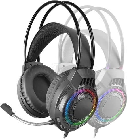 Photo de Casque Gamer filaire Mars Gaming MH124 RGB (Noir)