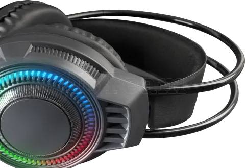 Photo de Casque Gamer filaire Mars Gaming MH124 RGB (Noir)