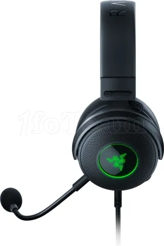 Photo de Casque Gamer filaire Razer Kraken V3 Hypersense (Noir)