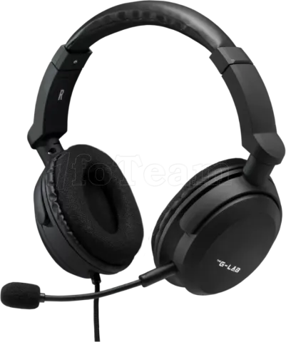 Photo de Casque Gamer filaire The G-Lab Korp Carbon (Noir)