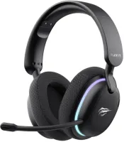 Photo de Casque Gamer sans fil Havit Fuxi H7 RGB (Noir)