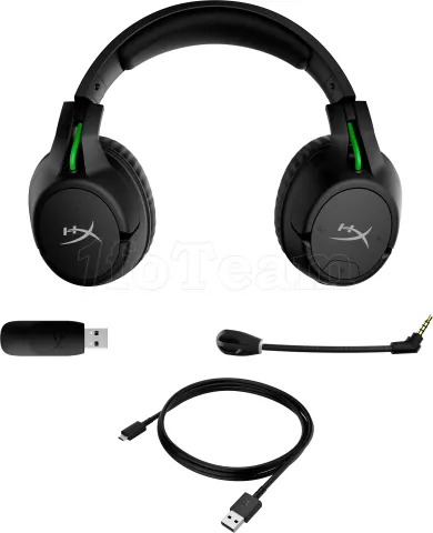 Photo de Casque Gamer sans fil HyperX CloudX Flight Xbox (Noir/Vert)