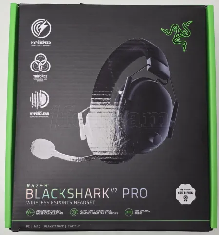 Photo de Casque Gamer sans fil Razer BlackShark V2 Pro (Noir) - SN HN2351D13000343 - ID 213099