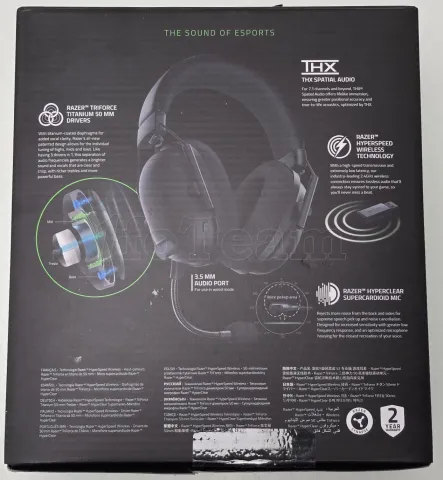 Photo de Casque Gamer sans fil Razer BlackShark V2 Pro (Noir) - SN HN2351D13000343 - ID 213099