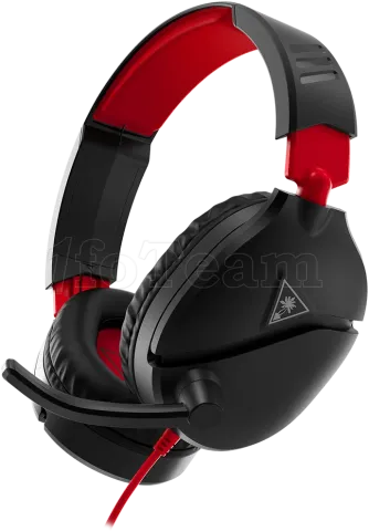 Photo de Casque Gamer Turtle Beach Recon 70 (Noir/Rouge)