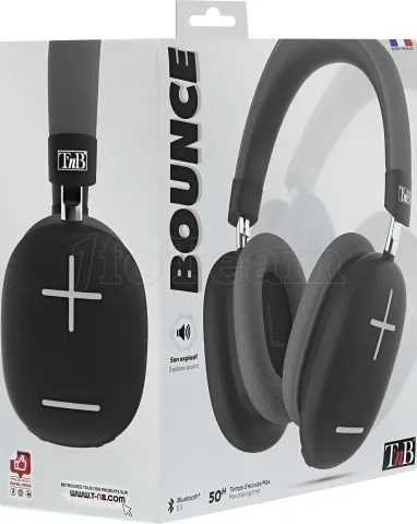 Photo de Casque Micro Bluetooth T'nB Bounce (Noir)