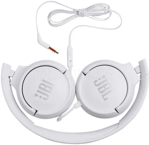 Photo de Casque Micro filaire JBL Tune 500 (Blanc)