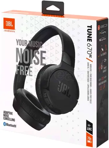 Photo de Casque Micro sans fil JBL Tune 670NC (Noir)