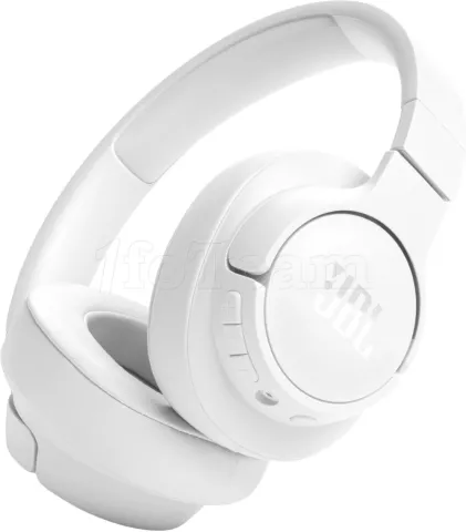 Photo de Casque Micro sans fil JBL Tune 720 (Blanc)