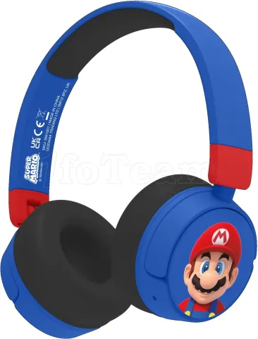 Photo de Casque sans fil pour enfant OTL Super Mario (Bleu)