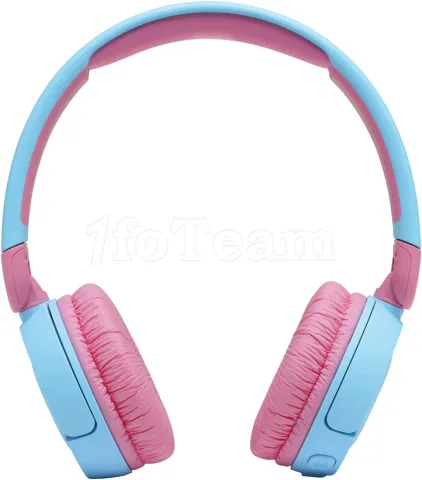 Photo de Casque sans fil pour enfants JBL JR310BT (Bleu/Rose)