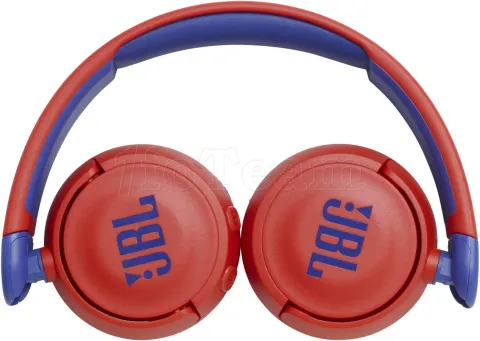 Photo de Casque sans fil pour enfants JBL JR310BT (Rouge/Bleu)