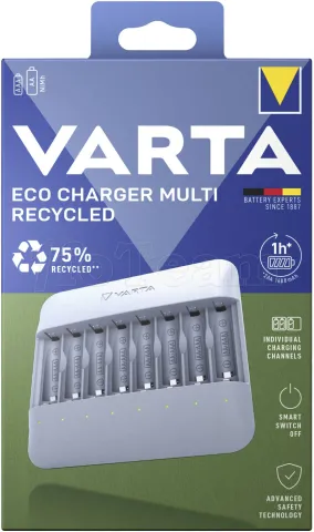 Photo de Chargeur de Piles Varta avec diode de charge individuelle - 8 piles