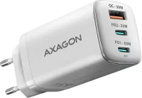 Photo de Chargeur secteur Axagon ACU-DPQ65W 1x USB-A + 2x USB-C 65W (Blanc)