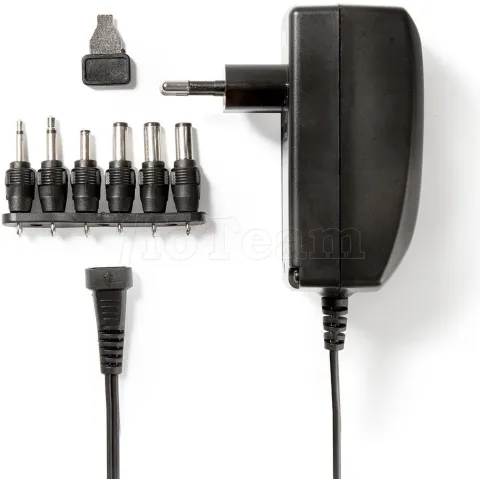 Photo de Chargeur secteur Nedis ACPA007 à tension variable (3-12V) - 6 embouts