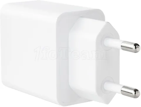 Photo de Chargeur secteur TooQ TQWC-2SC04 1x port USB-A + 1x port USB-C 20W (Blanc)
