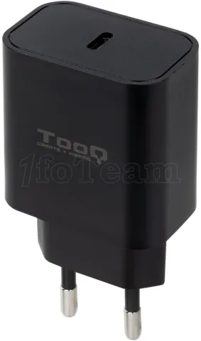 Photo de Chargeur secteur TooQ TQWC-PDUSBC20 1 port USB-C 20W (Noir)