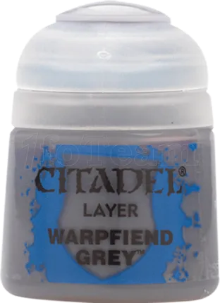 Photo de Citadel Pot de Peinture - Layer Warpfiend Grey (12ml)