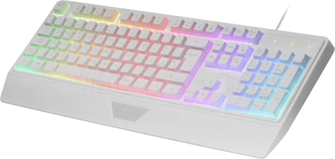 Photo de Clavier Gamer Mars Gaming MK124 RGB (Blanc)