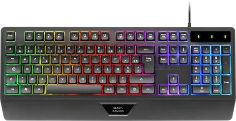 Photo de Clavier Gamer Mars Gaming MK124 RGB (Noir)