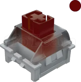 Photo de Clavier Gamer mécanique (Brown Switch) Mars Gaming MK422 RGB (Blanc)