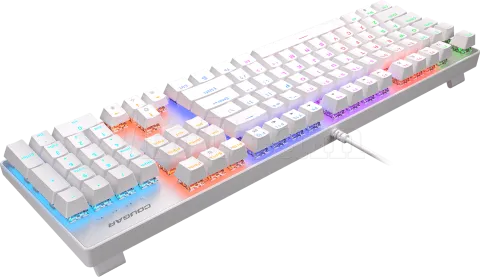 Photo de Clavier Gamer mécanique (Red Switch) Cougar Ultimus Ex RGB (Blanc)