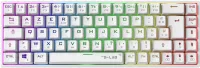 Photo de Clavier Gamer mécanique sans fil The G-Lab Keyz Titanium TKL RGB (Blanc)