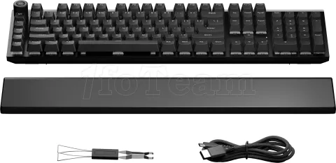 Photo de Clavier Gamer mécanique (Silent Tactile) be quiet! Light Mount RGB (Noir)