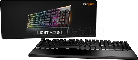 Photo de Clavier Gamer mécanique (Silent Tactile) be quiet! Light Mount RGB (Noir)