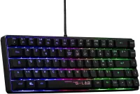 Photo de Clavier Gamer The G-Lab Keyz Hydrogen TKL RGB (Noir)