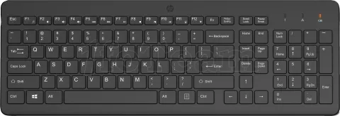 Photo de Clavier sans fil HP 225 (Noir)