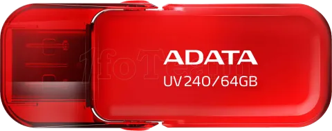 Photo de Clé USB 2.0 Adata UV240 - 64Go (Rouge)