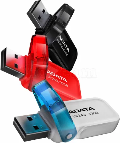 Photo de Clé USB 2.0 Adata UV240 - 64Go (Rouge)