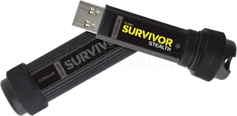 Photo de Clé USB 3.0 Corsair Flash Survivor Stealth - 128Go (Noir)