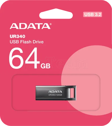 Photo de Clé USB 3.2 Adata UR340 - 64Go (Noir)