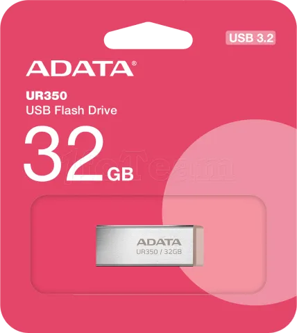 Photo de Clé USB 3.2 Adata UR350 - 32Go (Marron)