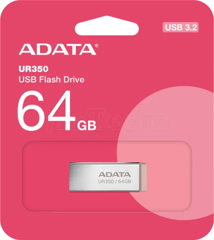 Photo de Clé USB 3.2 Adata UR350 - 64Go (Marron)