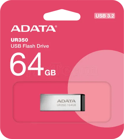 Photo de Clé USB 3.2 Adata UR350 - 64Go (Noir)