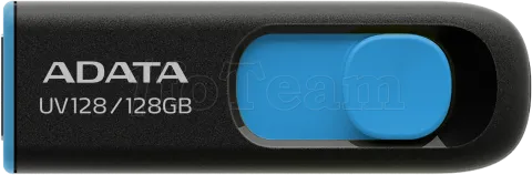 Photo de Clé USB 3.2 Adata UV128 - 128Go (Noir/Bleu)