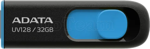 Photo de Clé USB 3.2 Adata UV128 - 32Go (Noir/Bleu)