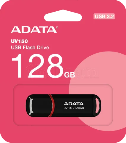 Photo de Clé USB 3.2 Adata UV150 - 128Go (Noir)